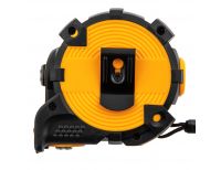  Рулетка 5м х 19мм, автоматич. фиксац., нейлон. покрытие, магнит. зацеп, двухстор. разметка Denzel, фото 4 