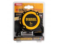  Рулетка 5м х 19мм, автоматич. фиксац., нейлон. покрытие, магнит. зацеп, двухстор. разметка Denzel, фото 6 