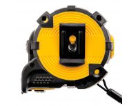  Рулетка 5м х 25мм, автоматич. фиксац., нейлон. покрытие, магнит. зацеп, двухстор. разметка Denzel, фото 4 