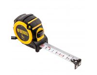  Рулетка 5м х 25мм, автоматич. фиксац., нейлон. покрытие, магнит. зацеп, двухстор. разметка Denzel, фото 5 