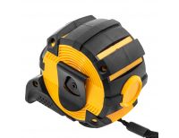  Рулетка 5м х 32мм, автоматич. фиксац., нейлон. покрытие, магнит. зацеп, двухстор. разметка Denzel, фото 2 