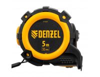  Рулетка 5м х 32мм, автоматич. фиксац., нейлон. покрытие, магнит. зацеп, двухстор. разметка Denzel, фото 3 