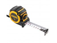  Рулетка 5м х 32мм, автоматич. фиксац., нейлон. покрытие, магнит. зацеп, двухстор. разметка Denzel, фото 5 