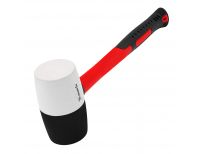  Киянка резиновая, 910 г, черно-белая резина, фибергласовая рукоятка Matrix, фото 4 