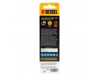  Сверло по керамической плитке 10 мм, крестовая пластина, шестигранный хвостовик Denzel, фото 4 