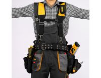  Пояс монтажника усиленный, с лямками, сумки поясные, держатель для молотка Denzel, фото 12 