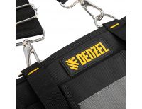  Пояс монтажника усиленный, с лямками, сумки поясные, держатель для молотка Denzel, фото 9 