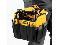  Переноска для инструмента, 260х240х300 мм, 22 кармана, наплечный ремень Denzel, фото 13 
