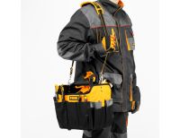  Переноска для инструмента, 260х240х300 мм, 22 кармана, наплечный ремень Denzel, фото 14 