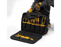  Сумка для инструмента, 400х170х300 мм, 3 отделения, 28 карманов, наплечный ремень Denzel, фото 10 