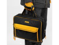  Сумка для инструмента, 400х170х300 мм, 3 отделения, 28 карманов, наплечный ремень Denzel, фото 12 