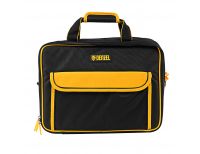  Сумка для инструмента, 400х170х300 мм, 3 отделения, 28 карманов, наплечный ремень Denzel, фото 2 