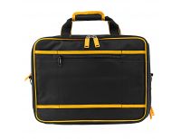  Сумка для инструмента, 400х170х300 мм, 3 отделения, 28 карманов, наплечный ремень Denzel, фото 3 