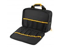  Сумка для инструмента, 400х170х300 мм, 3 отделения, 28 карманов, наплечный ремень Denzel, фото 4 