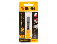  Борфреза по металлу твердосплавная, цилиндрическая закругленная, тип-С, 10 мм Denzel, фото 4 