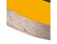  Диск алмазный отрезной 125 х 22,2 мм, сплошной, супертонкий, горячий пресс, мокрое резание Denzel, фото 3 