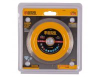  Диск алмазный отрезной 125 х 22,2 мм, сплошной, супертонкий, горячий пресс, мокрое резание Denzel, фото 5 