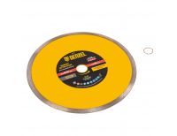  Диск алмазный отрезной 230 х 22,2 мм, сплошной, супертонкий, горячий пресс, мокрое резание Denzel, фото 4 