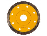  Диск алмазный отрезной 115 х 22,2мм, сплошной, супертонкий, горячий пресс, сухой/мокрый рез Denzel, фото 2 