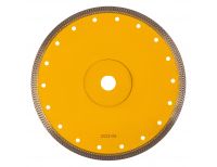  Диск алмазный отрезной 230 х 22,2мм, сплошной, супертонкий, горячий пресс, сухой/мокрый рез Denzel, фото 2 