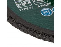  Круг шлифовальный по металлу, 125 х 6 х 22.2 мм, 9%WA+75%A+16%B, Сибртех, фото 4 