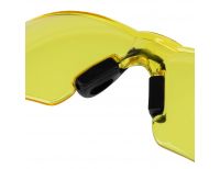  Очки защитные открытые, поликарбонатные, желтая линза, 2х комп.дужки Denzel, фото 7 