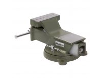  Тиски слесарные, 100 мм, стальные, поворотные Сибртех, фото 2 