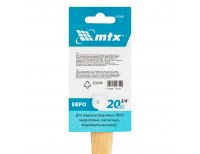  Кисть плоская "Евро" 3/4", искусственная щетина, деревянная ручка MTX, фото 5 