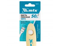  Кисть плоская "Евро" 2", искусственная щетина, деревянная ручка MTX, фото 4 