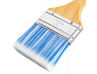  Кисть плоская "Евро" 3", искусственная щетина, деревянная ручка MTX, фото 3 