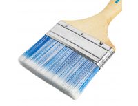  Кисть плоская "Евро" 4", искусственная щетина, деревянная ручка MTX, фото 3 