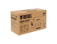  Дизельная тепловая пушка DHG-25i, 25 кВт, 600 м3/ч, прямой нагрев, термостат Denzel, фото 14 