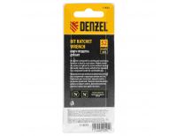  Ключ-трещотка для бит 1/4", 52 зуба, CrMo, адаптер для торцевых головок Denzel, фото 6 