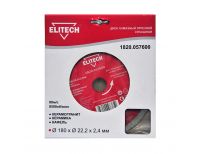  Алмазный диск Elitech 1820.057600, фото 1 