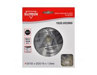  Пильный диск Elitech 1820.052900, фото 1 