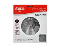  Пильный диск Elitech 1820.054300, фото 1 