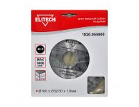  Пильный диск Elitech 1820.055000, фото 1 
