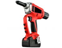  Заклепочник аккумуляторный электрический профессиональный, 18В, 4000 мАч, 2 АКБ + ЗУ, фото 2 