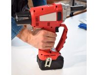  Заклепочник аккумуляторный электрический профессиональный, 18В, 4000 мАч, 2 АКБ + ЗУ, фото 6 