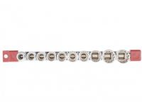  Набор универсальных торцевых головок 1/2", Spline, CrV, 10-22мм, 10 штук Matrix, фото 2 