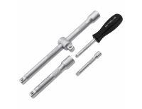  Набор инструментов, 1/2", 1/4", CrV, пластиковый кейс 76 предметов Stels, фото 3 