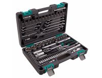  Набор инструментов, 1/2", 1/4", CrV, пластиковый кейс 82 предмета Stels, фото 2 