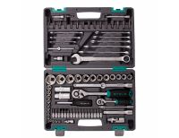  Набор инструментов, 1/2", 1/4", CrV, пластиковый кейс 82 предмета Stels, фото 3 