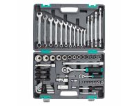  Набор инструментов, 1/2", 1/4", CrV, пластиковый кейс 88 предметов Stels, фото 3 