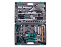  Набор инструментов, 1/2",3/8", 1/4", CrV, пластиковый кейс 142 предмета Stels, фото 3 