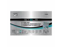  Набор инструментов, 1/4", Cr-V, S2, усиленный кейс, 47 предметов Stels, фото 7 