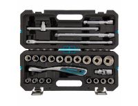  Набор инструментов, 1/2", CrV, 120 зубьев, 24 предмета Gross, фото 3 