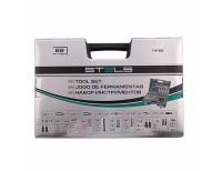  Набор инструментов, 1/2", 1/4", CrV, пластиковый кейс 69 предметов Stels, фото 7 