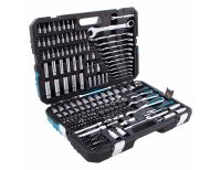  Набор инструментов, 1/2", 3/8", 1/4", CrV, 120 зубьев, 216 предметов Gross, фото 2 