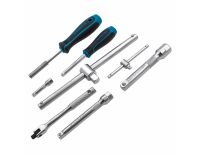  Набор инструментов, 1/2", 3/8", 1/4", CrV, 120 зубьев, 216 предметов Gross, фото 6 